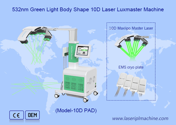 Ems Cooling Plate Laser Weight Loss Machine Maxlipo Master 10d