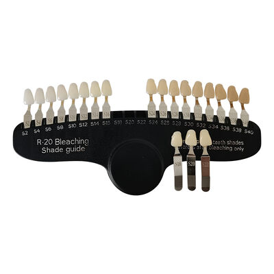 Good price Handheld 3D Teeth Whitening Shade Guide 20 Colors Dental Bleaching online