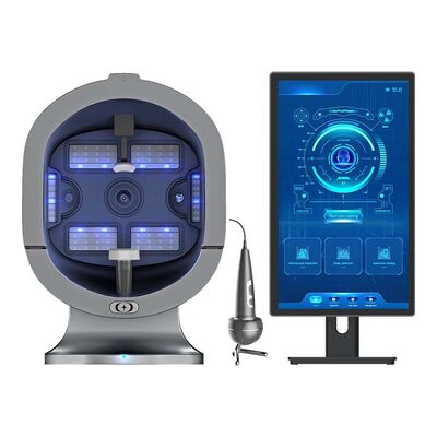 21.5 Inch 3 Cameras Hair Follicles Scalp Scanner Detector Facial Skin Analyzer Machine