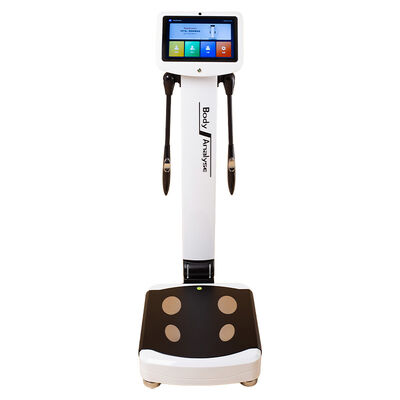 8 Point Hand Foot Electrodes Multi Language QR Code Sharing Body Analyzer Machine