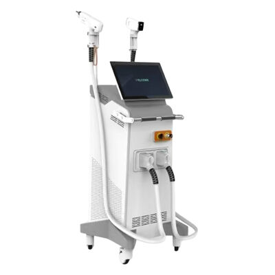 Good price 2in1 Nd Yag Pico Laser Tattoo Removal Permanent 755 1064 808nm Ice Diode Laser Hair Removal Machine online