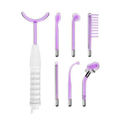 Good price Home 7 In 1 Abs Facial Beauty Machine Violet Ray High Frequency Glass Tube online