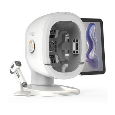 Triple Lens Facial Tester Scanner 19 Languages 8 Spectral 3D AI Skin Analysis Machine