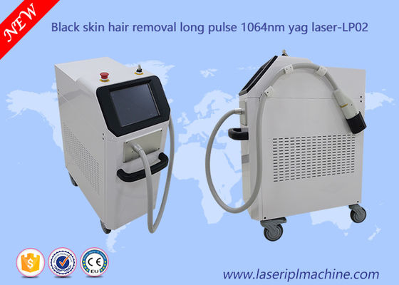 Good price Black Skin Diode Laser Hair Removal Machine Painless Nd Yag Laser 1064nm Long Pulse online
