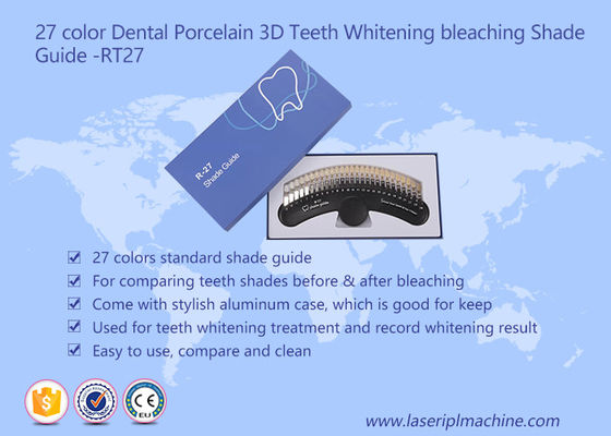 Good price RT27 3d Teeth Whitening Bleaching Shade Guide 27 Color CE Certification online