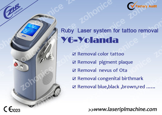 Good price Colorful Touch Screen Laser Tattoo Removal Machine With Multi Language Interface Program online