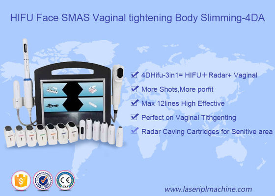 Good price 4D Hifu Beauty Machine 12 Lines Vaginal Tightening Portable Hifu Machine online