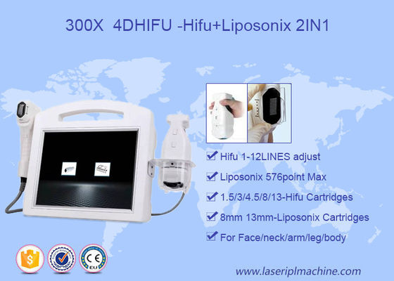 Good price 2 In 1 Face Lift 3D HIFU Machine High Intensity Focused Ultrasound 110V - 220V Voltage online