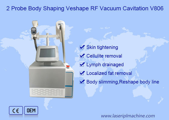 Good price Portable 2in1 80Kpa Cavitation 2 Probes Body Slimming Vela Machine online