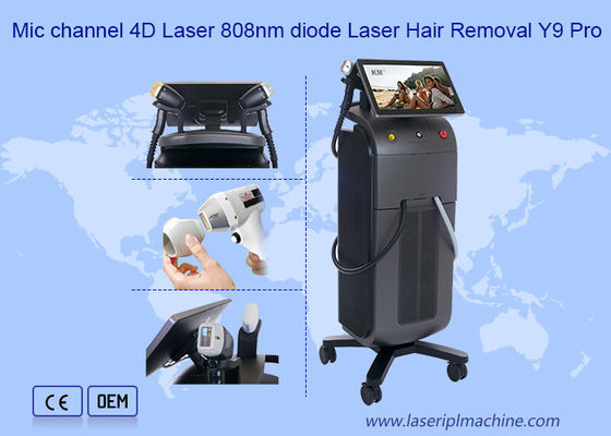 Mic channel 4D 1600w 808 Diode Laser Hair Removal Machine Y9 Pro