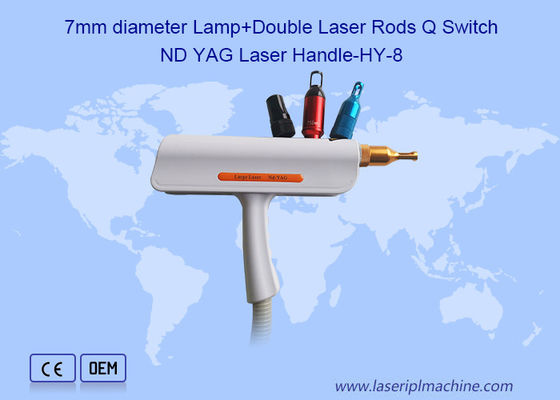 Good price 7mm Diameter Laser Rod Handheld Tattoo Removal Nd Yag Laser Handpiece online
