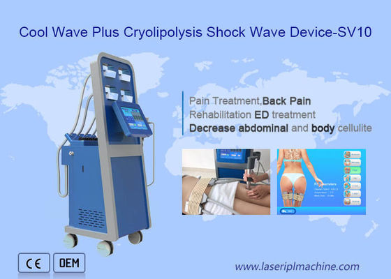 Good price Cool Wave Plus Shockwave Therapy Unit Cryolipolysis Body Slimming Beauty online