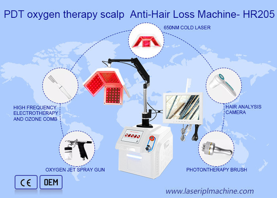 Oxygen Therapy Pdt Beauty Machine Scalp Anti Hair Loss Salon Use