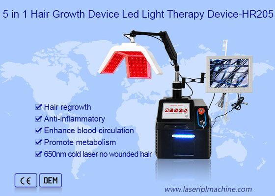 5 In 1 Led Pdt Light Therapy Machine Hair Growth Anti Hair Loss Beauty